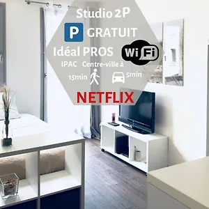 *le Cityzen*15min Du Centre A Pied+parking Gratuit Annecy